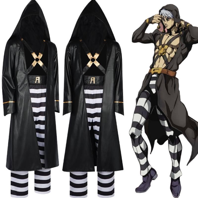 Risotto Wind Golden Nero Cosplay Costume  Christmas Party Role Playing Outfit