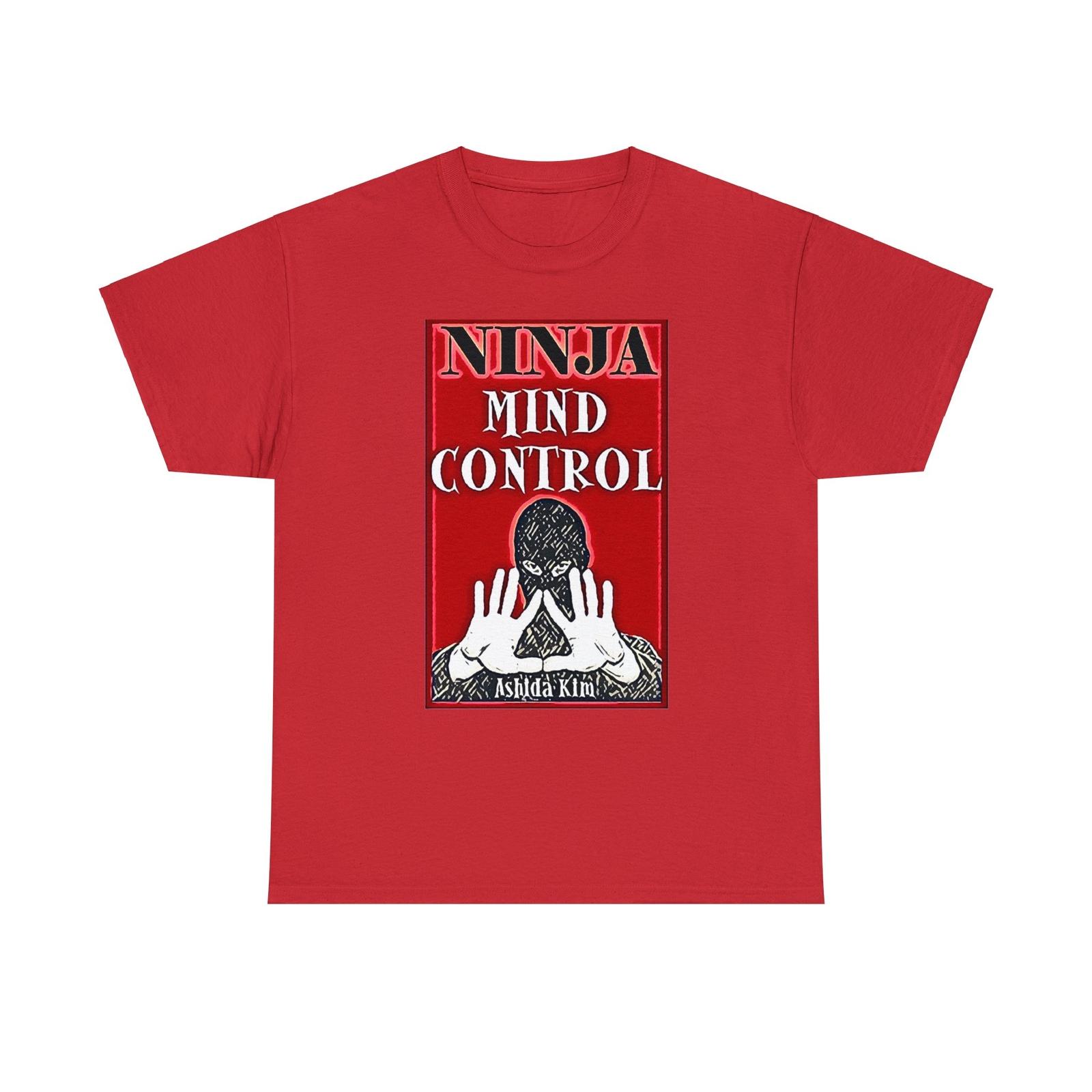 Ninja Mind Control Graphic Print Short Sleeve Unisex Heavy Cotton Art Tee  Unisex T-Shirt XXL