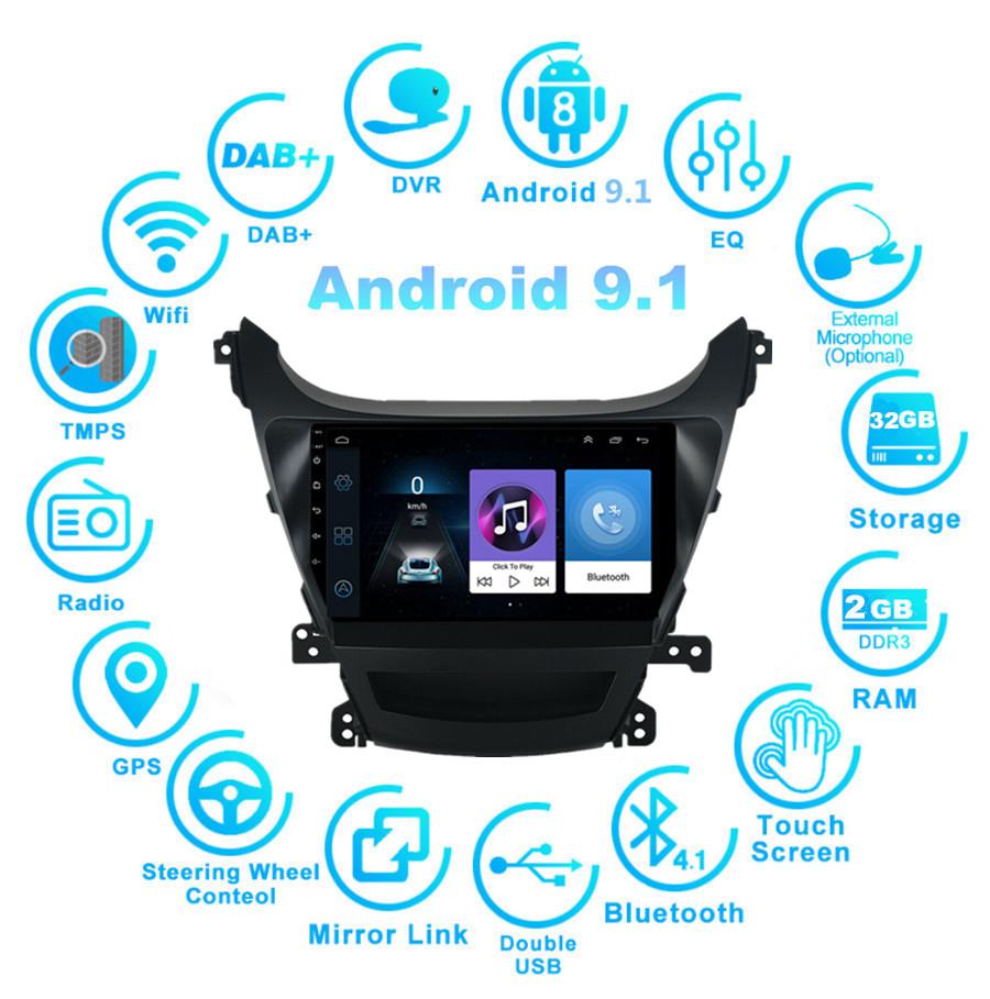 Elantra navigation all-in-one machine 14-16-9 inch high configuration