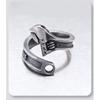 Adjustable Open Ring Men Women Vintage Industrial Design Copper Jewelry Retro U-Shaped Geometric Finger