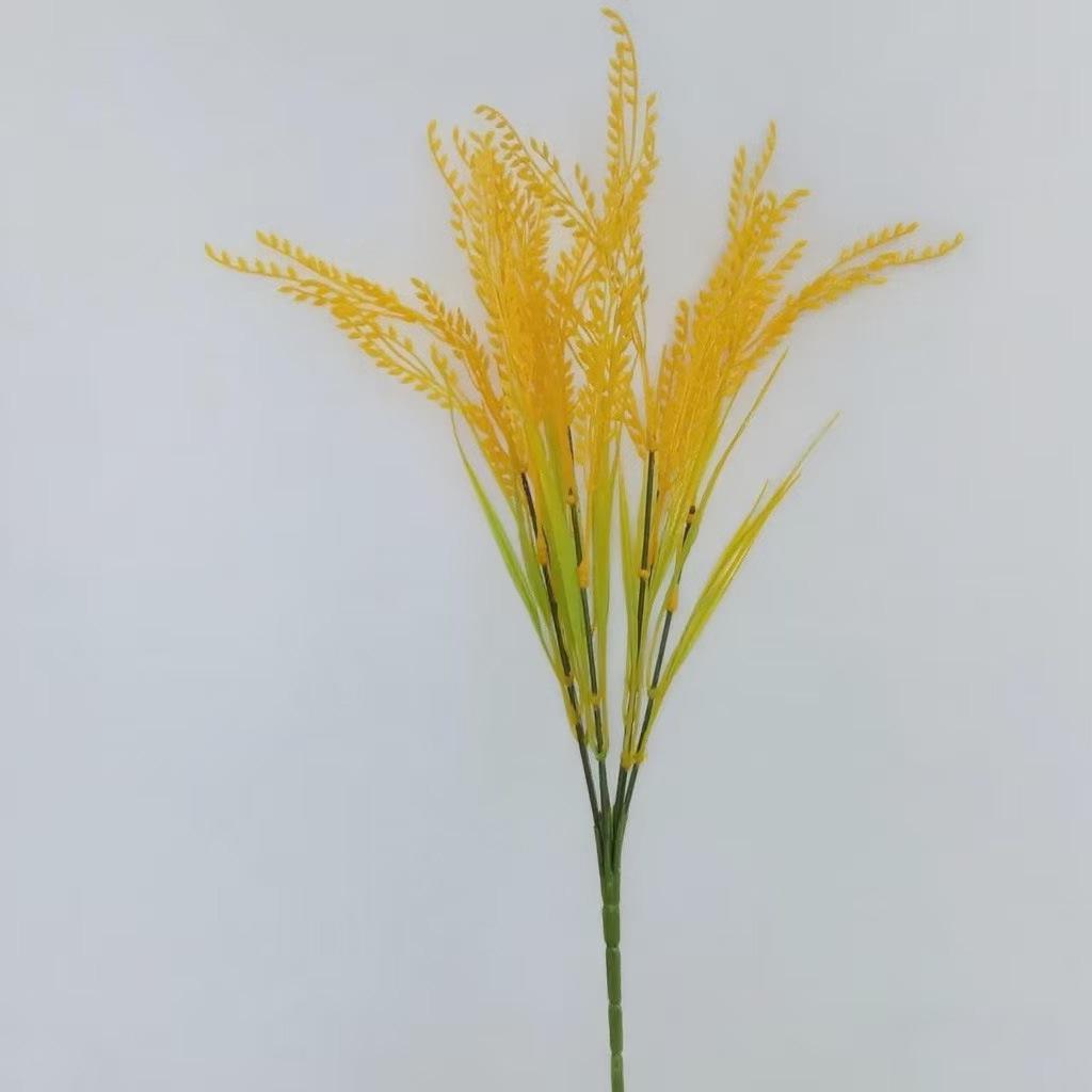 Artificial Wheat and Rice Flower Props for Photography and Decoration