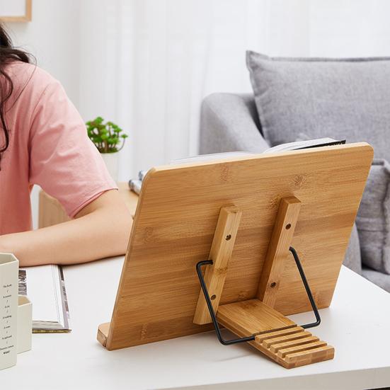 Reading Stand for Kitchen Countertops And Cookbooks Adjustable Cookbook Holder for Hands-Free Reading