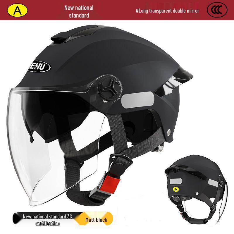 3C Certified Electric Vehicle Helmet, All-Season Half Helmet for Men and Women