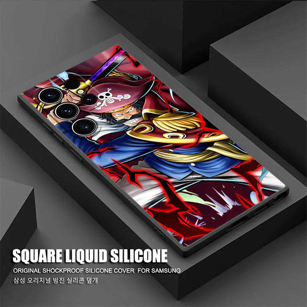 O-One Pieces Boss Anime Phone Case For Samsung Galaxy S25 S24 S23 S20 S21 FE S26 S22 Ultra 5G S26 Plus S25FE Soft Silicone Cover