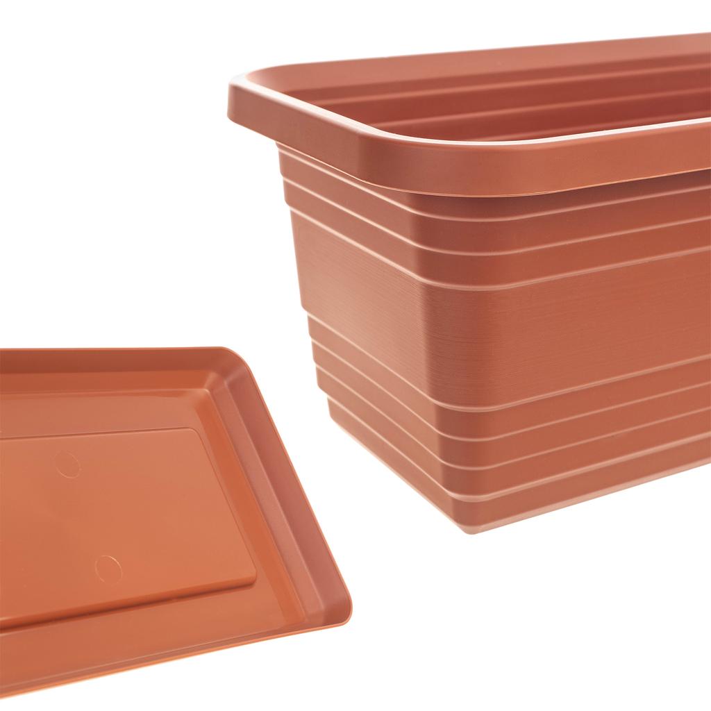 KADAX Balcony Flowerpot Flower Box + Stand