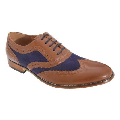 Mens 5 Eye Brogue Oxford Shoes