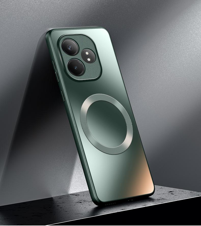 Für OPPO Realme GT 6 6T Hülle Hart Matt Magnetisch Kabelloses Laden MagSafe Schutz-Rückseite Für Realme GT Neo 6Se GT6 Schale