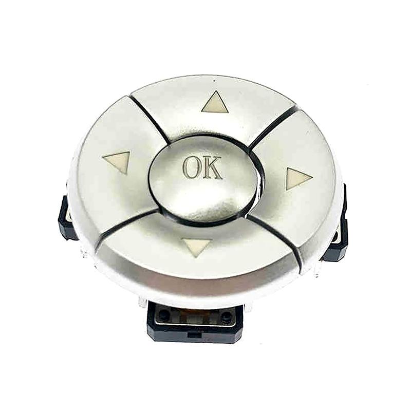 1 Set B3F-4055 With Arrow Ok Button Smd 12*12*7.3Mm Micro Tactile Tact Taster A14 Cap 5 Way Direction Combination Switch