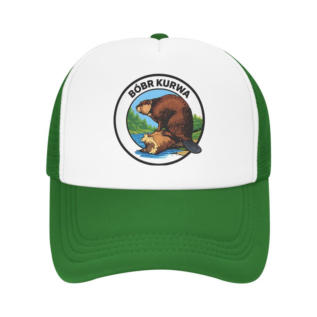 Bobr Kurwa Funny Beaver Sun Hats Baseball Cap Spring Trucker Hat Wholesale Outdoor Sports Hats Women Men Retro Baseball Cap