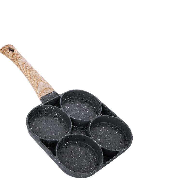 

Антипригарная сковорода с четырьмя отверстиями для омлета, яиц, пельменей и бургеров