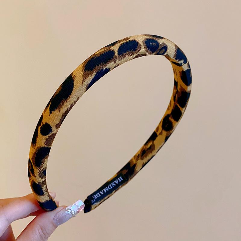 1/3 st 1,5/2/3 cm Chic Leopardmönstrat Hårband med Svampvaddering för Kvinnor Flickor Daglig Användning Mode Bekvämt Hårtillbehör
