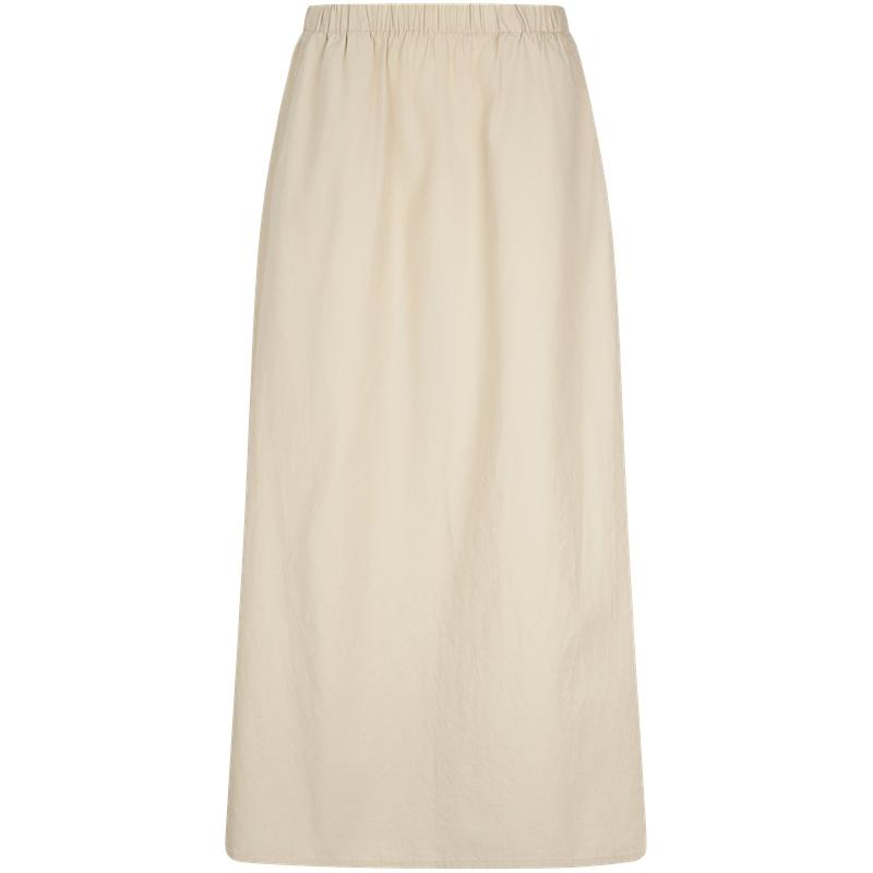 

Calvin Klein Ss25 Cotton Twill Midi A-Line Casual Skirt Women skirts Khaki 44B666P S