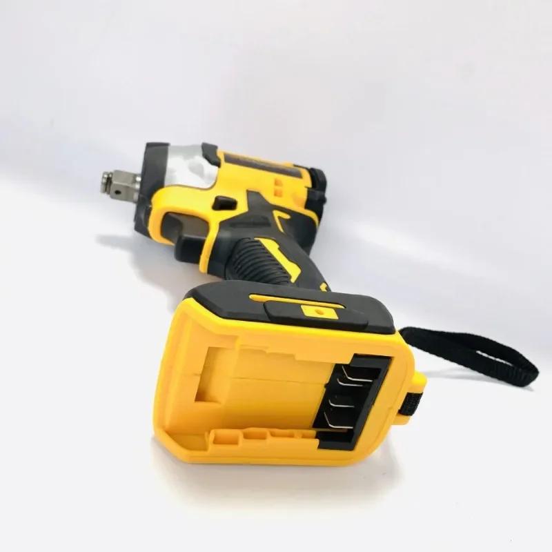 Passend für Dewalt 18V 20V Akku Bürstenloser Schlagschrauber Elektrischer Schraubendreher 500N.M 2-in-1 Akku-Schrauber Reparatur Elektrowerkzeuge