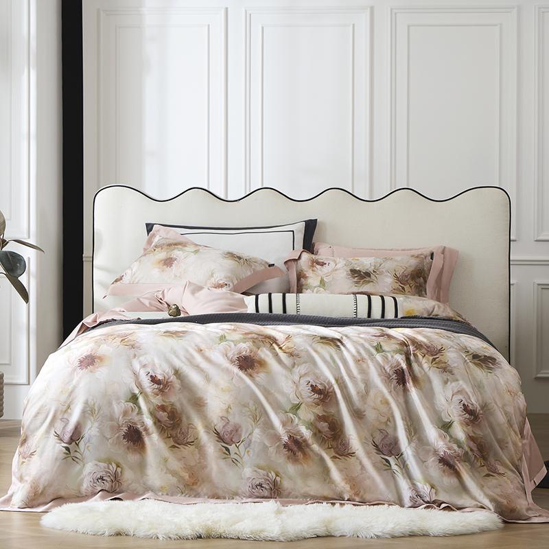 Svetanya Print Egyptian Cotton Bedding Set Bed Linen Queen King Ru Full Size Duvet Cover Set Sheet Pillowcase