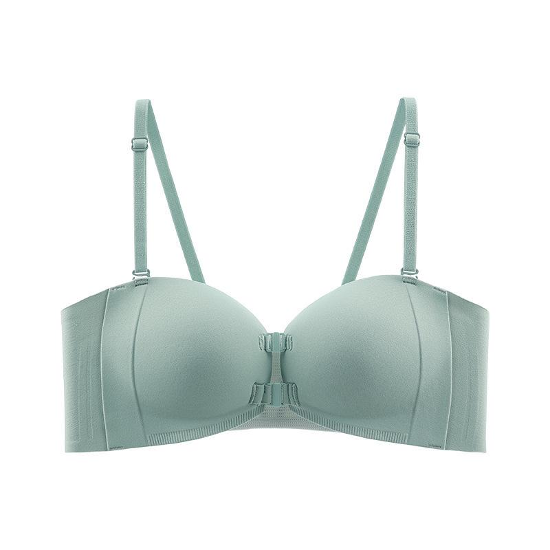 Comfortabele verstelling, super-verzameld voorsluiting ondergoed, grote borsten, strapless dubbele beha, antislip onderborsten, mooie rugbeha.