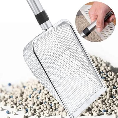 Steel Cat Litter Shovel Large Size Porous Multigrain Shovel Net Big Tool Shit Bentonite Shovel Pet Shovel Cat A2M7