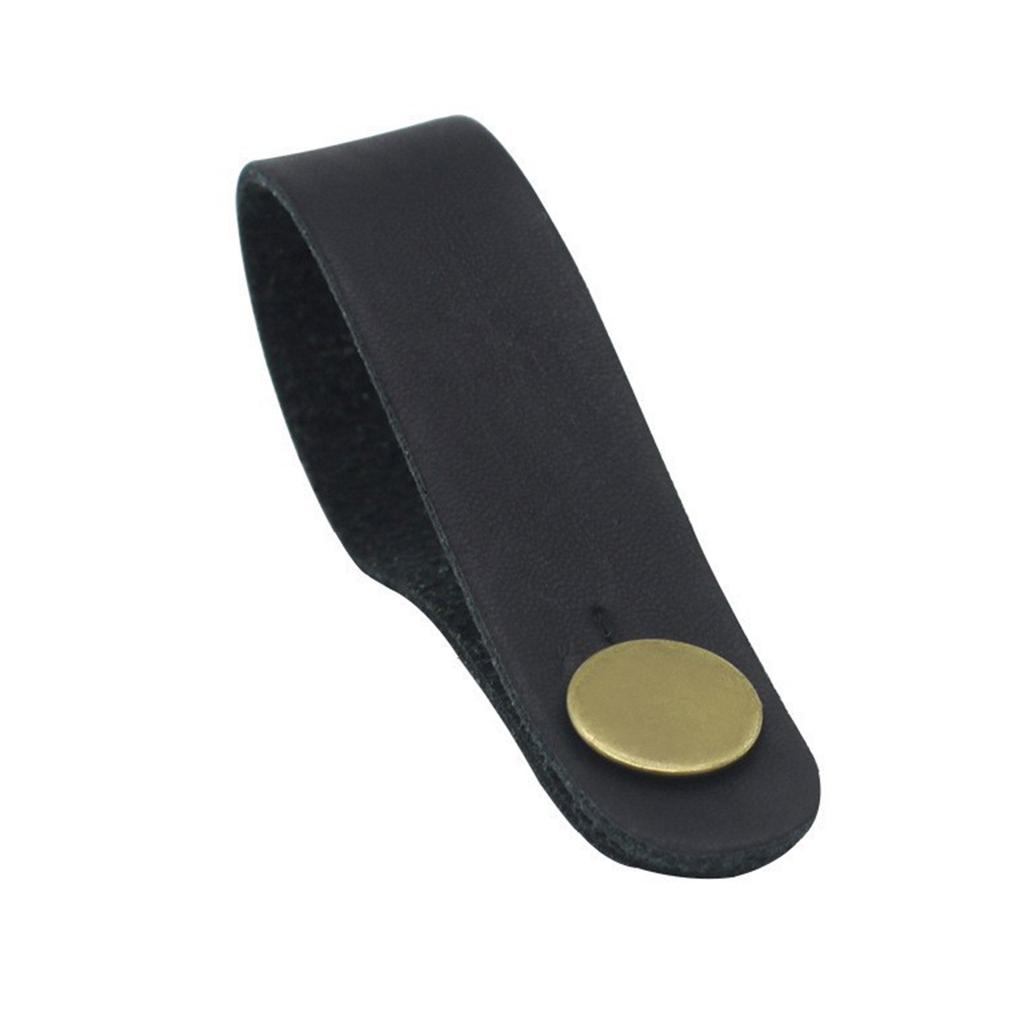 Attache-sangle pour tête de guitare en cuir épais Bouton de sangle de manche de guitare Adaptateur de tête de guitare Lien de sangle de manche de guitare Durable