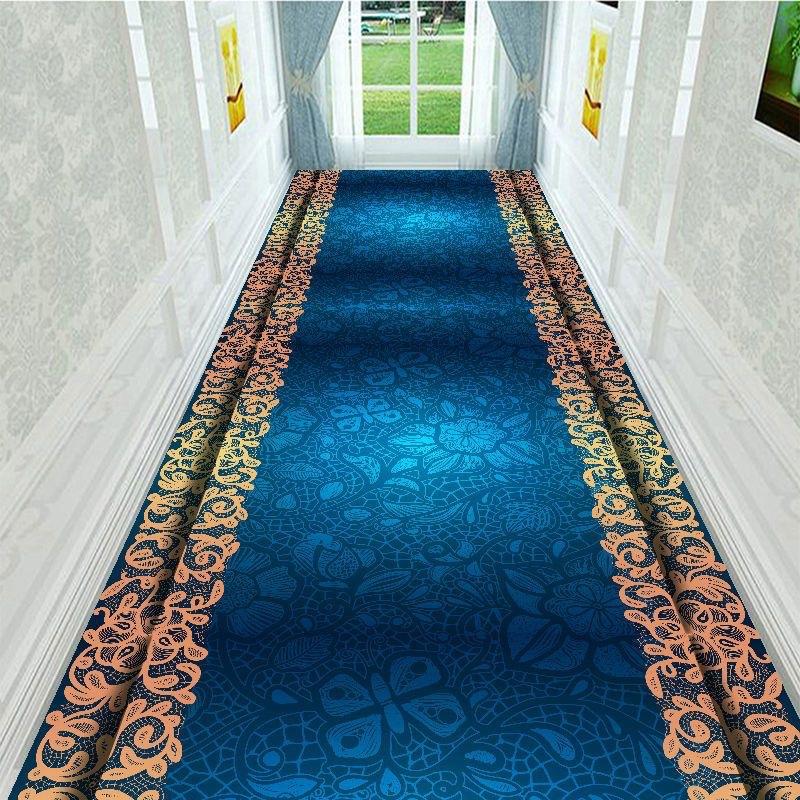 European Style Hallway Carpet Entrance Door Mat Balcony Entrance Mat Hotel Living Room Bedroom Anti Slip Mat