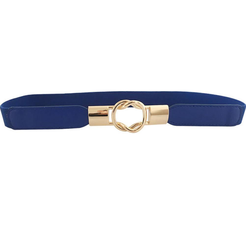 Fashion All-match Elastic Narrow Belt with Buckle