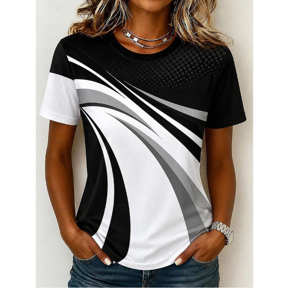 Fashion Women Retro Creative Vintage Daisy Print T Shirt Funny Casual O-neck Short Sleeves T-shirt Summer Female Tee Shirt