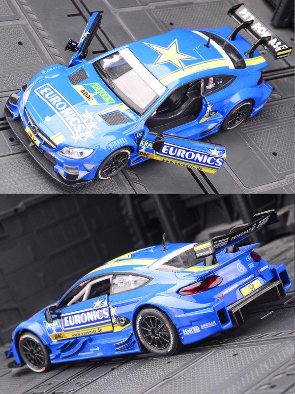 1/32 Mercedes-Benz C63 DTM Rally Car Alloy Car Die Cast Toy Car Model Sound and Light Toy Collectibles Birthday Gift