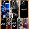 Duki Rapper Phone Case For iPhone15,14,13,12,11,Pro,Max,Plus,Mini,X,XS,XR,8,7,6,S,Plus,SE Soft Black Case