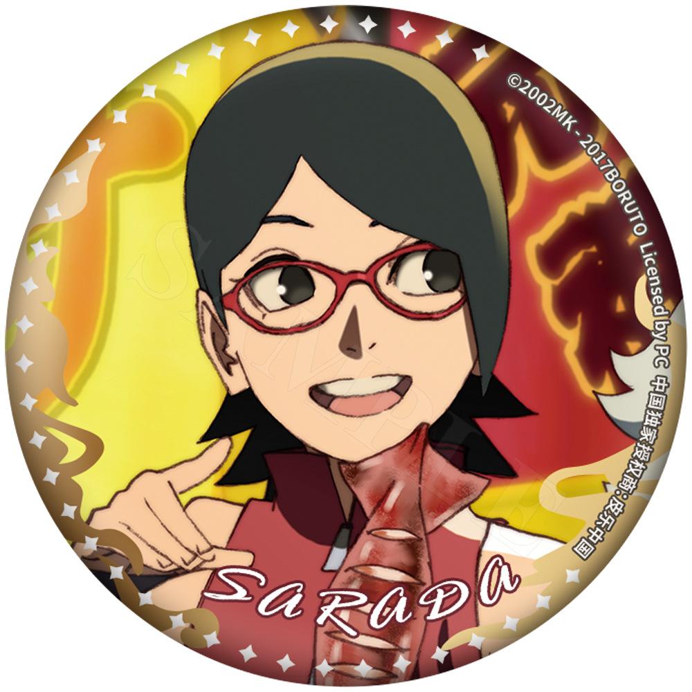 Boruto NARUTO NEXT GENERATIONS Mitsuki Kawaki Uchiha Sarada China Official Authorization Cosplay Scene Badge 58mm