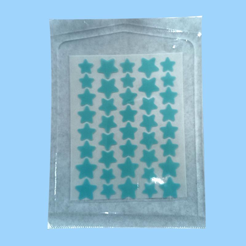 40-Star Acne Patches: Cute Hydrocolloid Covers for Absorbent Pus Removal, Anti-Acne Day & Night Use