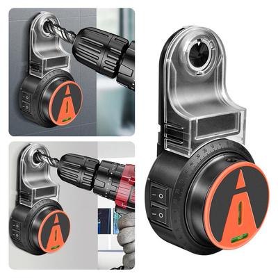 Aspirateur de poussière pour perceuse électrique, niveau laser 360°, 2 collecteurs, aspirateur mural, outils de nettoyage de la poussière, perceuse 1 poussière F4d2