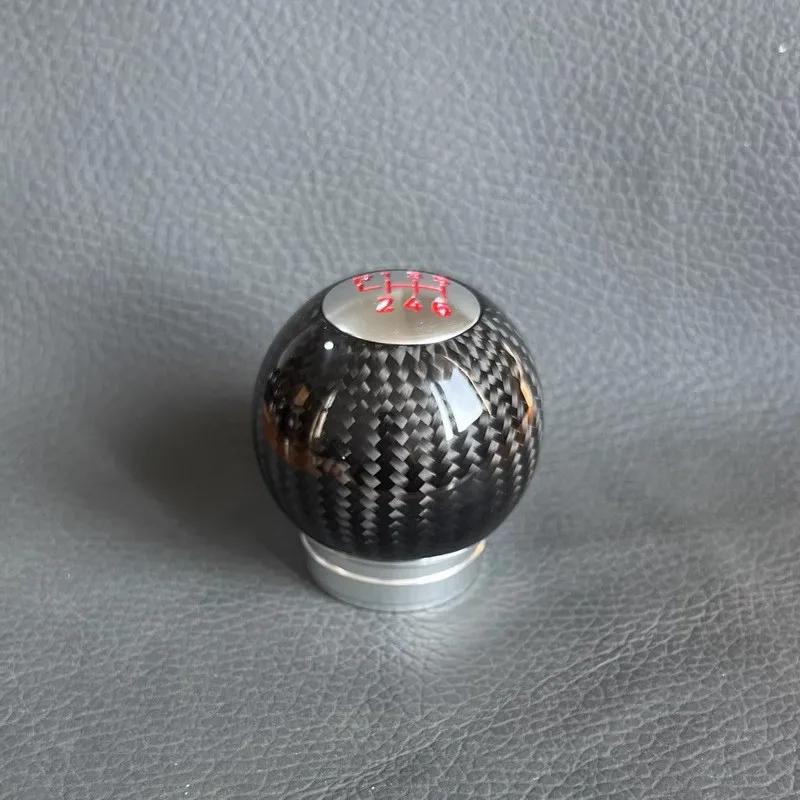 New Real Carbon Fiber Gear Shift Knob For Toyota GT86 Subaru BRZ WRX STI 6 Speed Gear Ball