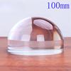 50/60/80/100mm Optical Acrylic Dome Magnifying Glass Desktop Paperweight Reading Magnifier Half Ball Lens Loupe 8X/7X/6X/4X