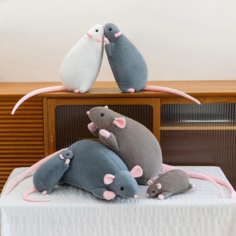 Flower Branch Mouse Doll Southern Big Mouse Doll Mouse Plush Toy Tricky Birthday Gift