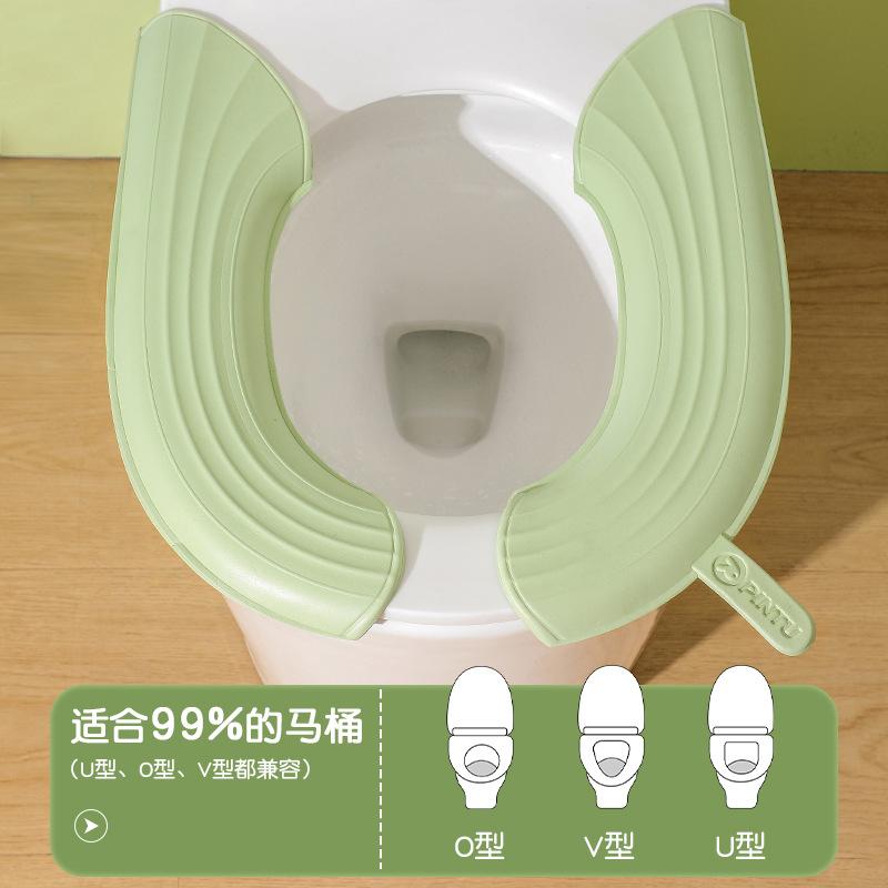 Waterproof toilet mat designed for all seasons Portable toilet seat cushion EVA thickened toilet seat cover bathroom accessories