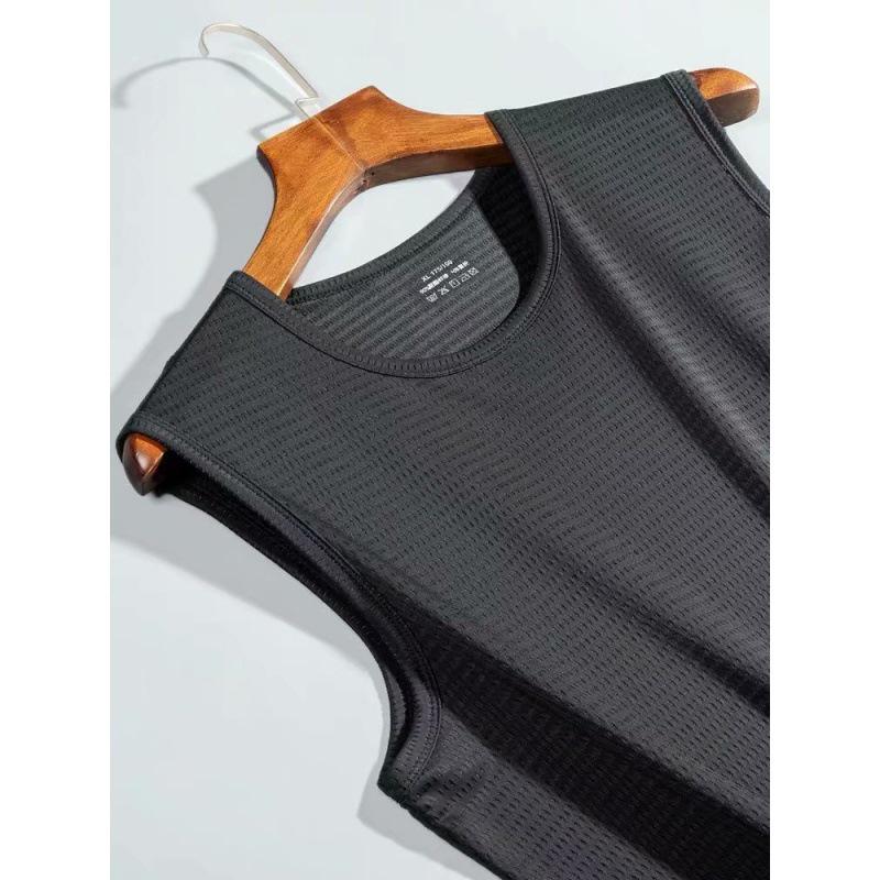 

Мужской спортивный жилет без рукавов Ice Silk L чёрный