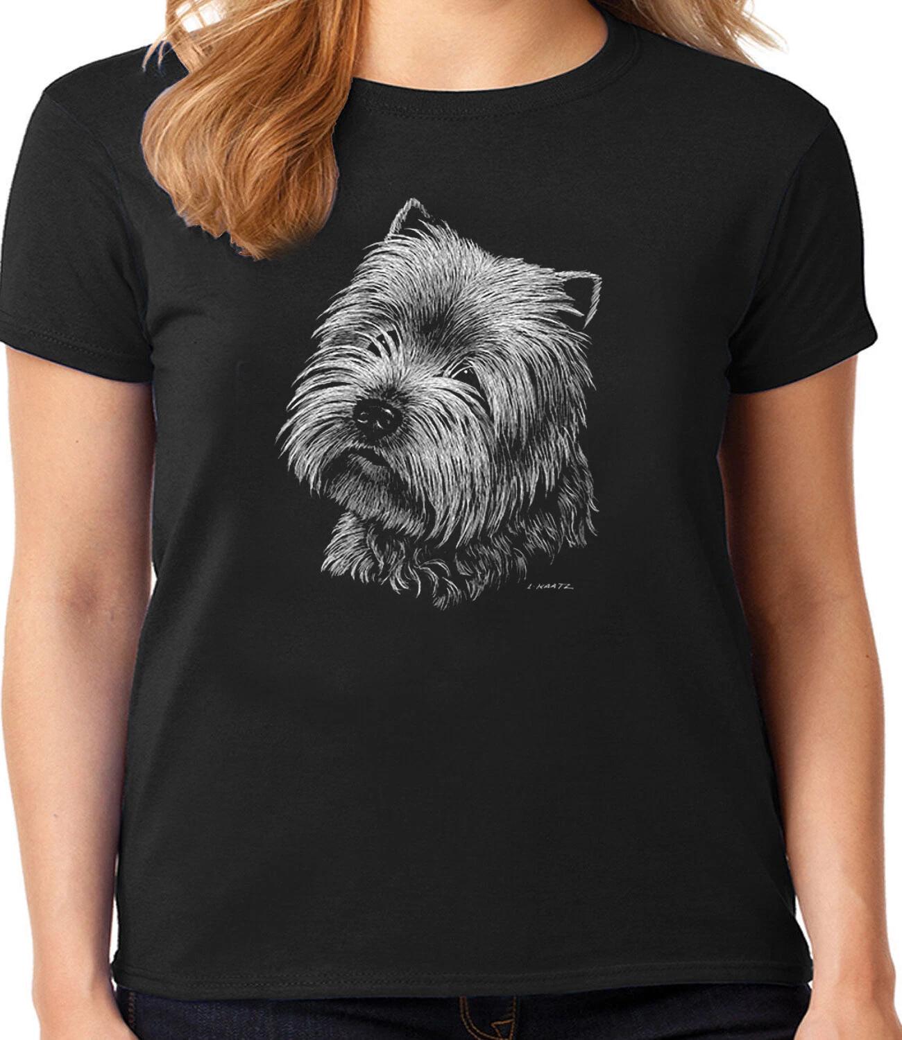 West Highland Terrier Westie T-shirt for Women Ladies Tee Dog Breed Gifts XXXXL