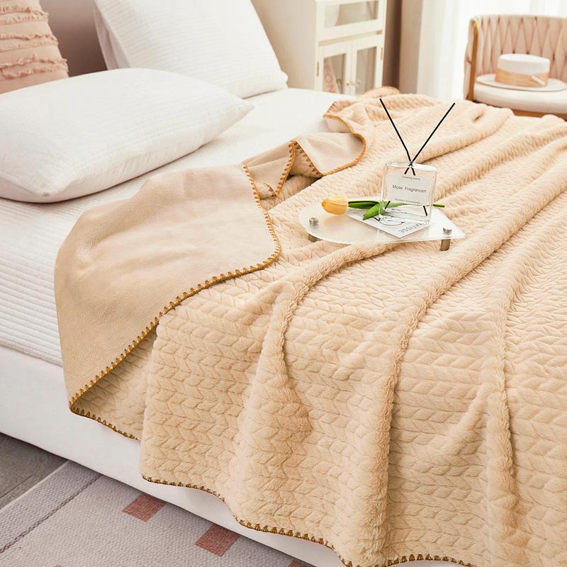 

Пшеничний Кролик Плюсовий Плед Весна та Осінь Двоспальний Машинне Прання Покривало Дитячий Гуртожиток Одинарний Плед 150 200cm