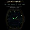 Top Brand New Men's Watch Waterproof Luminous Square Quartz Double Calendar Fashion Business Watch