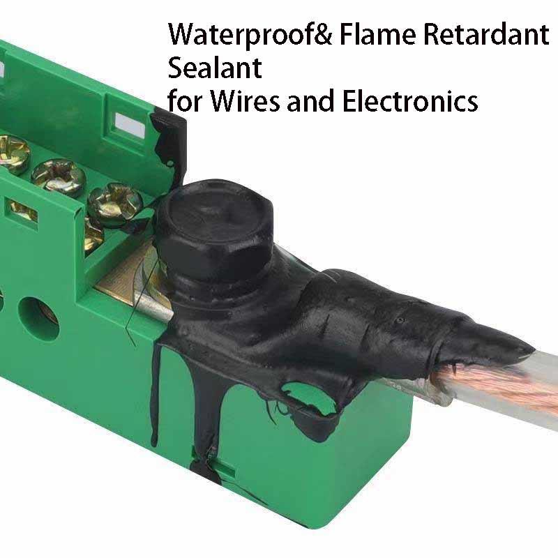 Liquid Electrical Tape Waterproof Sealant for Wires & Data Cables Insulating Flame Retardant Heat Resistant Anti-Leakage Flexible Rubber Coating