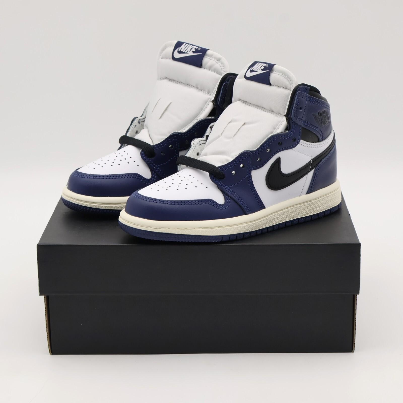 FD1412-401 Nike PS Air Jordan 1 Retro High OG Midnight Navy 11.5C