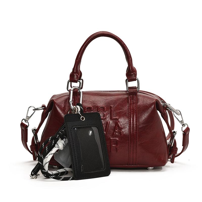 Women's Versatile Retro Boston Crossbody Bag