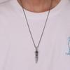 Copper Silver-Plated Vajra Pendant Necklace Vintage Unisex Bohemian Jewelry Men Women Couples