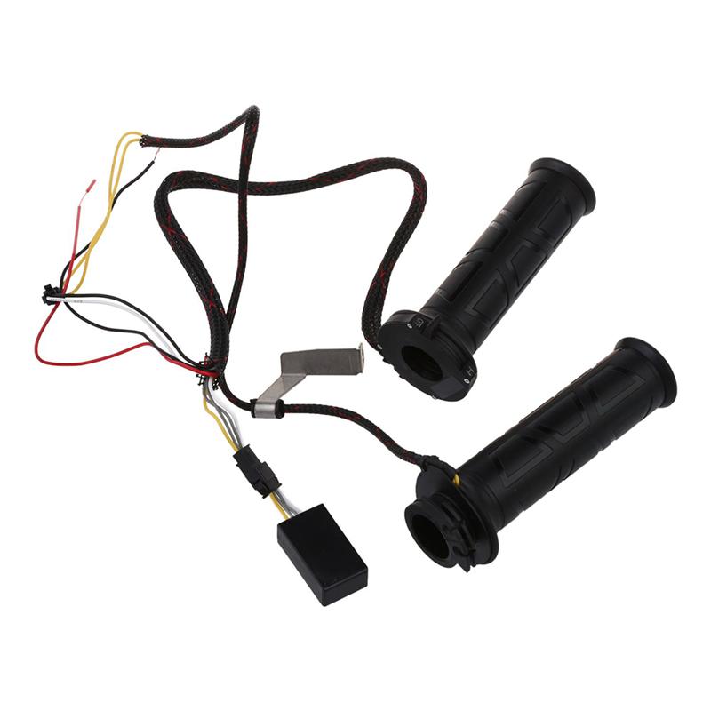 AUTO Black 7/8" motos Motorcycle handlebar Electric Hot Heated Grips Handle Handlebar Warmer manillar motocicleta hot sale