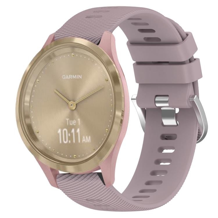 Pro Garmin Vivomove 3S 18mm Jednobarevný silikonový řemínek k hodinkám