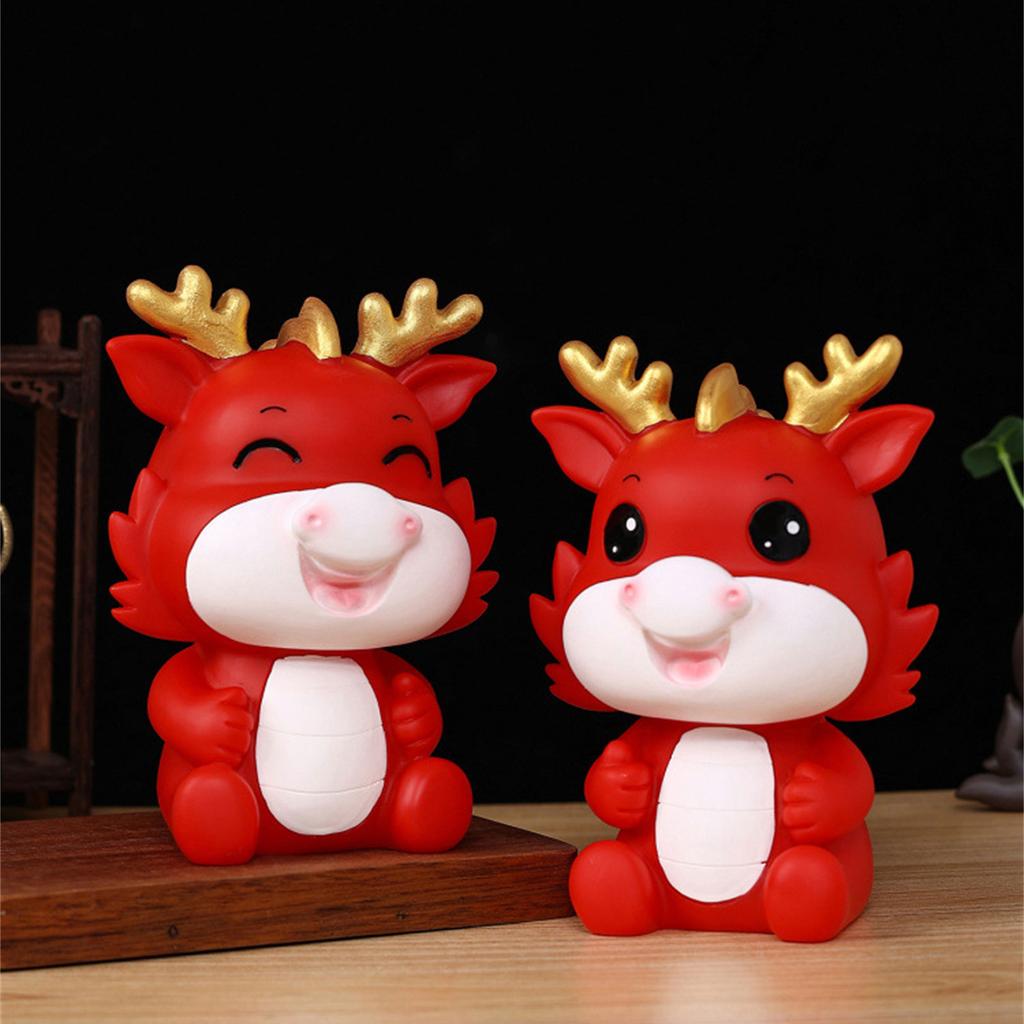 Stylish Dragon Piggy Banks Save Money Organization Box Household Decor for School Office Bedroom Dormitory Container