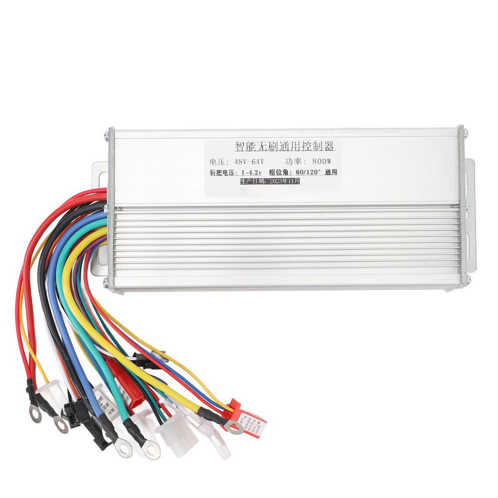 48V‑64V 800W Brushless Controller Intelligent IPX7 Waterproof Brushless Motor Controller for Electric Bikes Scooters
