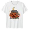 Spooky Vibes TShirt Spooky Cute Cat Halloween Gift For Him And Her