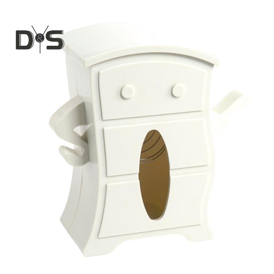 Cute Tissue Box Holder Creative Shape Vibrant Color Non-Slip Design Large Capacity Paper Holder Space-Saving Desktop Decor