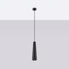 Electra black concrete pendant lamp