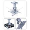 TECHly ICA-PM-100BK Support plafond pour projecteur inclinable, rotatif Distance sol/plafond (max.): 218 mm noir