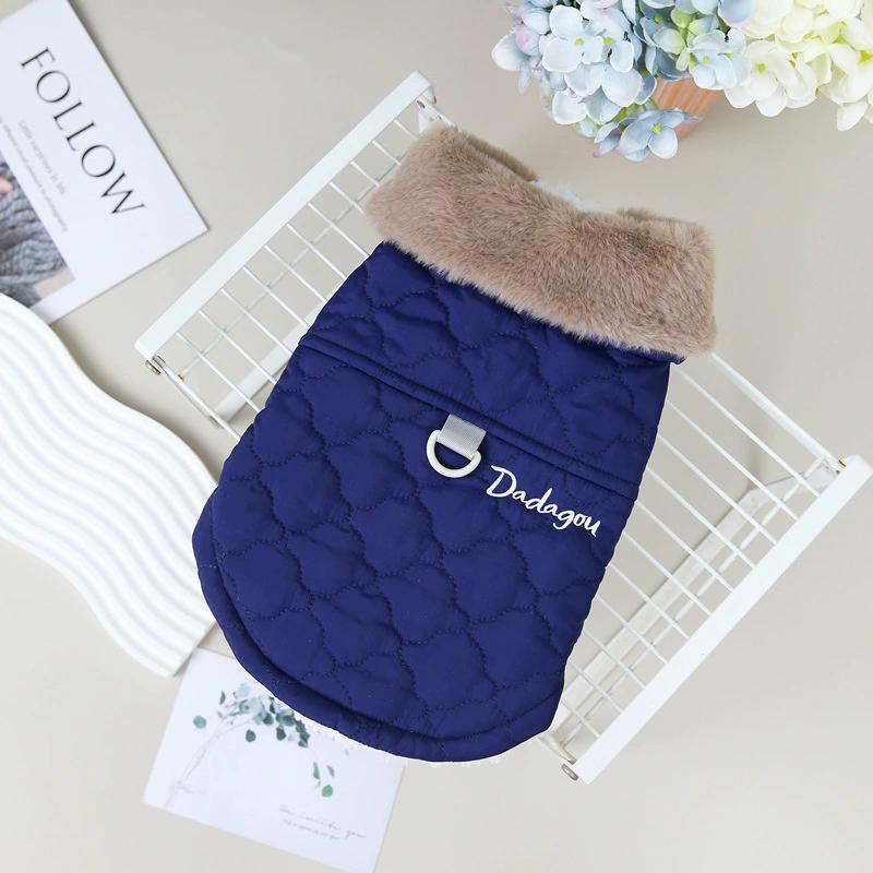 Dog Cold Weather Coat Winter Dog Jumpsuit Clothes Chihuahua Fur Overalls Super Warm Pet Cotton Jacket for Small Dogs Puppy Costume Yorkie Apparel
